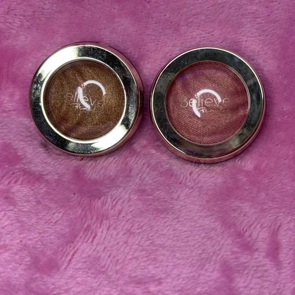 New! Believe Beauty Glimmer Pots Gel to Powder Eyeshadow NWT Shimmer Glitter - Picture 4 of 5